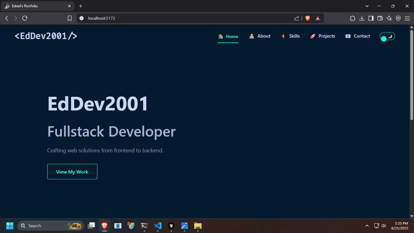 Developer Portfolio Website